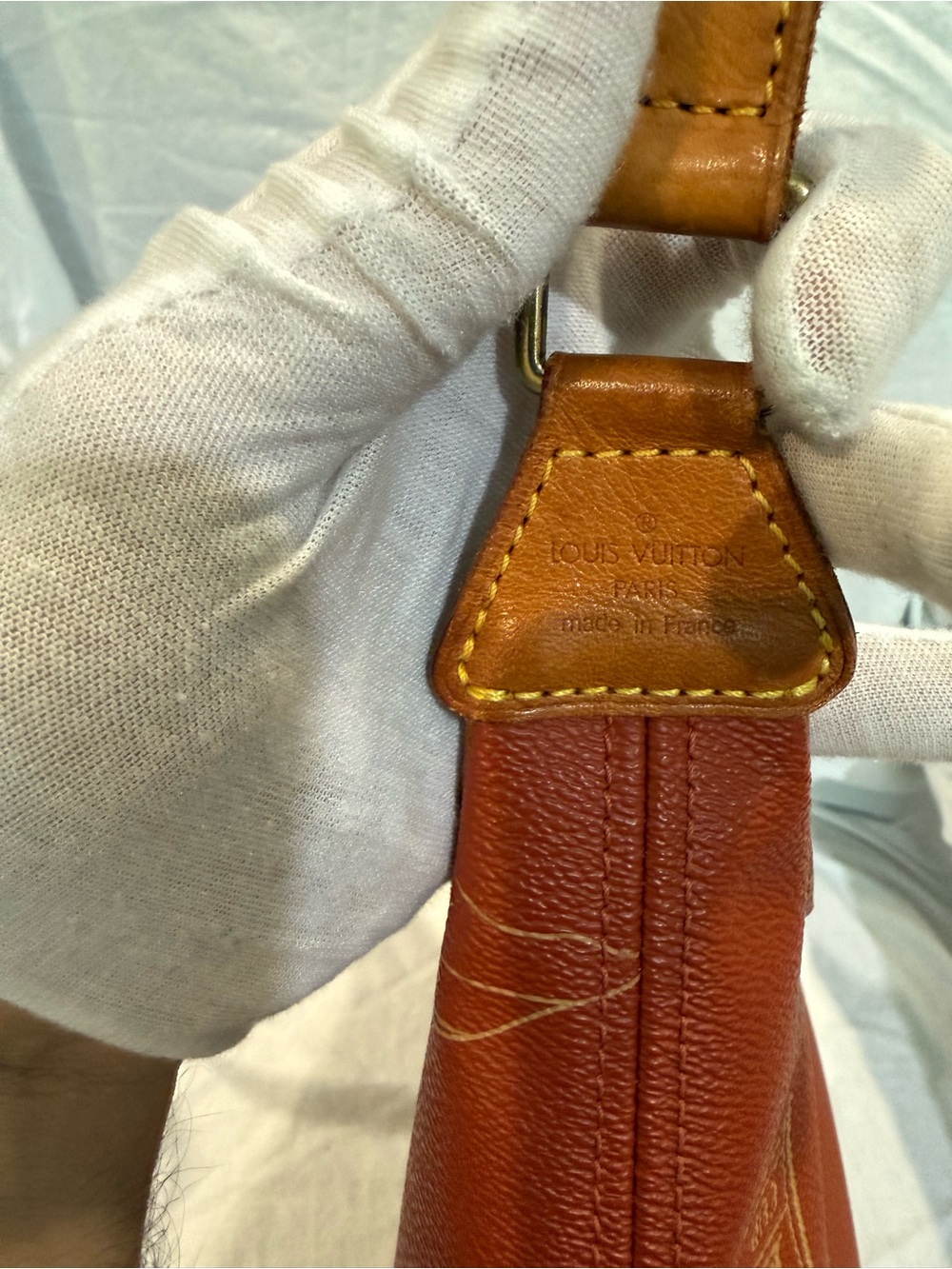 Vintage Louis Vuitton Cup Le Touquet Shoulder Bag In Red - Limited America’s Cup - Picture 4 of 16